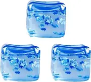Fidget Toys Stress Cube: Squishy Fidget Toys for Kids Adults, High Density Gel Filled Squeeze Toys, Fidgets for Classroom, Gift Christmas Ideal for Stocking Stuffers for Kids(Snowflakes)