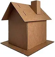 Gingerbread House Kit (Cardboard) - Pack of 5