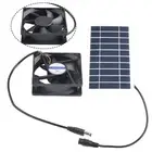 Solar Panel Air Ventilation Van Exhaust Roof Attic Fan For Kitchens Greenhouses