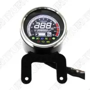 Motorcycle LCD Digital Odometer Trip Speedometer Tachometer Gauge Fuel Level