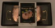 Silver One International Hammered Coppered Moscow Mule 2 Pack Mugs