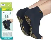 Wai Lana Yogi Feet Yoga Equipment, Black/Gold, Small/Medium