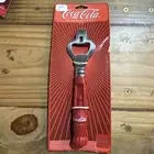 Vintage Coca-Cola Contour Bottle Opener with Plastic Handle