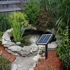 to Day/Night Solar Oxygenator Pool Fish Pond Air Pump Oxygen Aerator BLT