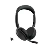 Jabra Evolve2 65 Flex MS Teams, Stereo Bluetooth Headset, Link380c USB-C Dongle