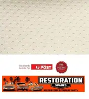 HOLDEN HK HT HG STATION WAGON OFF WHITE CREAM GOLF BALL ROOF LINING (5E)