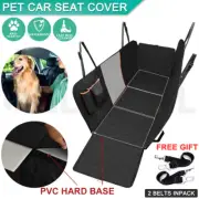 Hard Base Support Premium NonSlip Pet Car Seat Cover Hammock Mat Cat Dog Back