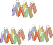 NUOBESTY 3sets Note Pads Massage Card Memo Pads for Office School Travel Lightweight Fashionable 6pcs*3