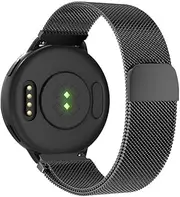 Metal Bracelet for Garmin Epix Gen 2/Instinct 2/Fenix 7/7 Pro/Forerunner 935/945/955/955 Solar/965/745, Magnetic Closure Bracelets, Stainless Steel Strap, Adjustable Replacement Strap (Black), Eine