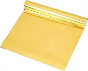 SUPERFINDINGS 1 Roll Gold Toner Reactive Foil 16.4Ftx7.7in Metallic Transfer Foil Paper Transfer Sheets for Laser Printer+Laminator DIY Craft Embossing Scrapbooking Cards Leather DIY Decoration