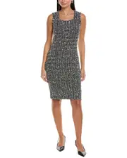 St. John Donna Wool-Blend Sheath Dress