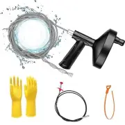 Drain Snake Auger，33 Feet Snake Drain Clog Remover Tool for Sewers, Kitch