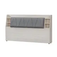 在飛比找momo購物網優惠-【唯熙傢俱】伊格鋼刷白５尺床頭箱(臥室 床頭箱 置物箱 收納
