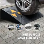 Rubber Curb Ramp Extra Wide Heavy Duty Threshold Ramp 50x28x8cm 15T