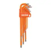 KINCROME 9 Piece Tamperproof Torx Set Long Series K5044