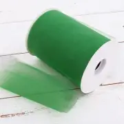 Threadart Mega Roll Tulle Fabric - 6"x100yd Decorations & Wedding - Emerald