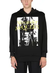 [Alexander McQueen] Alexander McQueen-Sweatshirt With Atelier Print-Uomo M