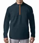 ADIDAS GOLF ClimaCool Competition 1/4 Zip Pullover Green Orange Jacket Mens Sz S
