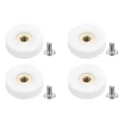 Shower Door Rollers 22.5mm/0.8" 4 Pack Glass Door Runner Sliding Shower Door ...