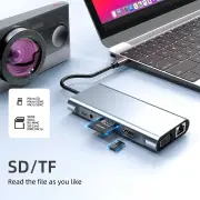 11-in-1 USB-C Multi-Function Laptop Docking Station (Suitable for Mobile Phones and Other Electronic Products)
