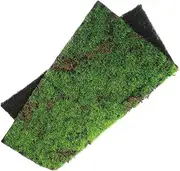 Veemoon 30x30cm Artificial Moss Turf Decorative Fake Grass Decor Easy to Apply Artificial Moss Sheet for Home Decor