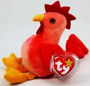 BEANIE BABIES "STRUT" TY TAG & TAG PROTECTOR! ERRORS FROM 1998 NEW! AUCTION #8