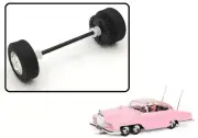 Scalextric C4479/02 Rear Tyres Wheels & Axle For Thunderbirds FAB 1 Rolls Royce