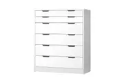 Oikiture 6 Chest of Drawers Tallboy