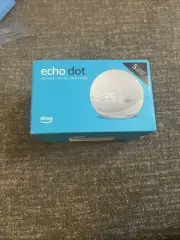 Amazon Echo Dot (5th Gen) with clock | Compact smart speaker with Alexa Sealed