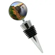 Cliffs Of Moher Ireland Wine Bottle Stopper In Gift Box, Perfect For House