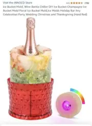 Ice Mold,Ice Bucket Mold, Ice Mold Wine Bottle Chiller,DIY Ice Bucket Mold fo