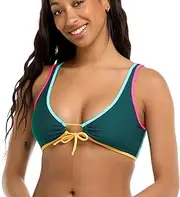 [Body Glove] Women's Standard Lolah Bikini Top Swimsuit with Tie Front Detail