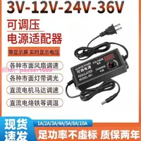 在飛比找樂天市場購物網優惠-直流變壓器220V轉3V-9V-12V-24V36V適配器調