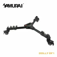 在飛比找momo購物網優惠-【SAMURAI 新武士】Dolly DF1攝影機三腳架滑輪