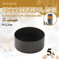 在飛比找momo購物網優惠-【SANNENG 三能】硬膜圓塔模-一組5入(SN60695