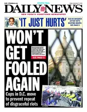 NEW YORK DAILY NEWS NEWSPAPER WON'T GET FOOLED AGAIN WTF! 9/17/21