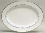 ROYAL WORCESTER SILVER CHANTILLY 17-3/4” OVAL PLATTER - NEW