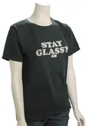 Salty Crew Stay Glassy Women's Boyfriend T-Shirt - Vintage Black - New