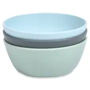 Tiny Twinkle - Tableware 3 Pack Bowl Set - Sage, Charcoal, IceBlue
