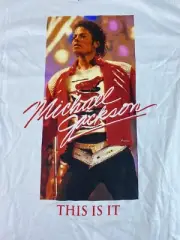 New Delta Y2K Michael Jackson This Is It Tour Music Band 2008 Graphic T Shirt L
