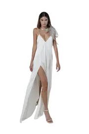 [The Archivia] The Archivia-Abito Sol Ivory-Donna -Bianco, Beige 38 Bianco, Beige