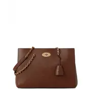 [Mulberry] Lily Chain Tote Oak Two-Tone Small Classic Grain