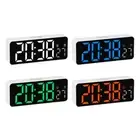 LED Digital Alarm Clock with Voice Controlled Date and Temperature for Bedroom