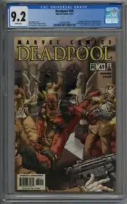 Deadpool 69 CGC 9.2 Last Issue Low Print Run Taskmaster Wolverine 2002