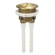 High Quality 38mm Brushed Brass Gold Close Coupled Toilet Flush Cistern Button