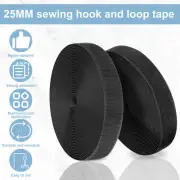 Fastener Roll Strip 1inch×32.8FT Nylon Hook and Loop Tape Self-Adhesive.