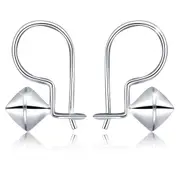 Solid 925 Sterling Silver Go Forward Earrings