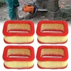 Pack of Four Air Filters for Chainsaws Compatible with Models 5200 and 5800