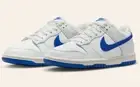 NIKE DUNK LOW SUMMIT WHITE/HYPER ROYAL GS SIZE 7Y (DH9765-105)