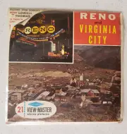 View-Master Reno and Virginia City Nevada 3 Reel Packet New & Sealed 1960s